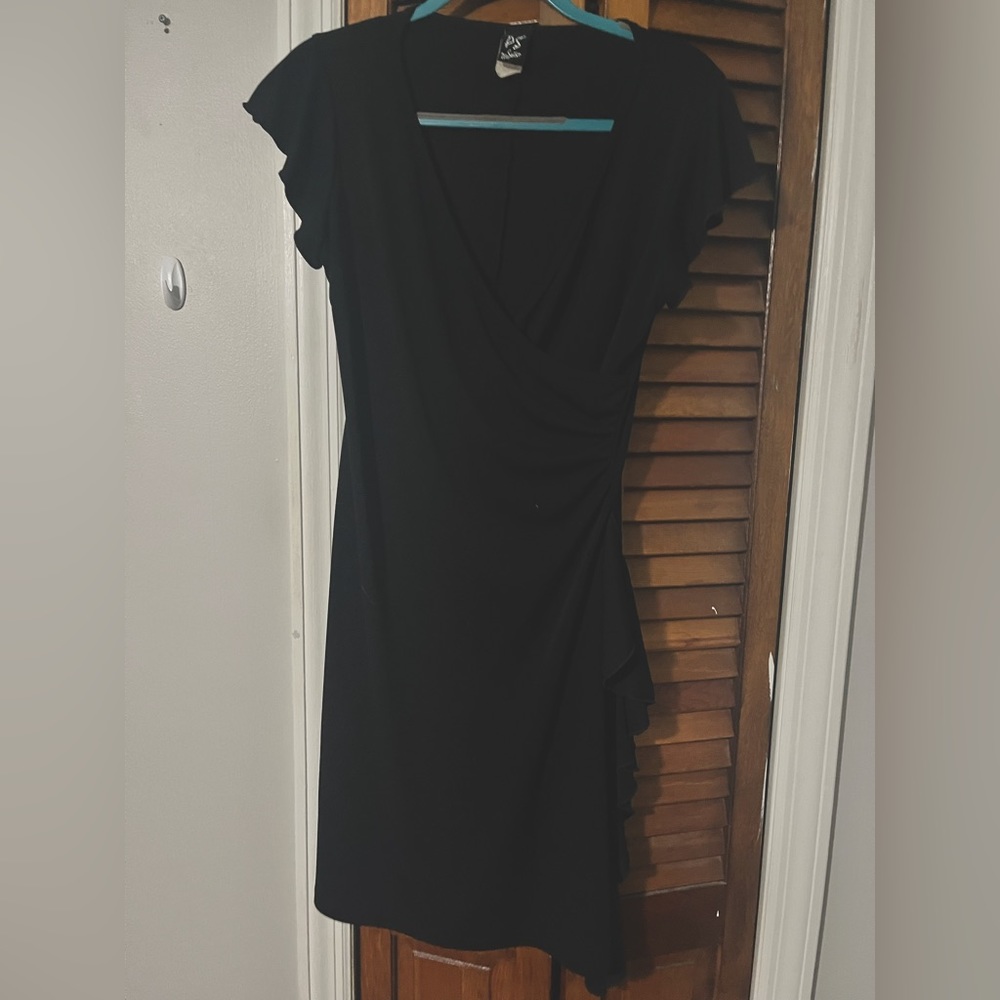 Black Wrap Dress
